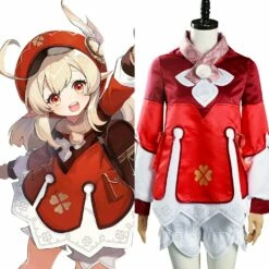 Adulte Genshin Impact Klee Femme Cosplay Costume