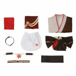 Genshin Impact Kaedehara Kazuha Lolita Kimono Maid Design Original Cosplay Costume -Cosplay Éclat Soldes 11003927 7