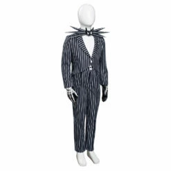 Enfant The Nightmare Before Christmas L'Étrange Noël De Monsieur Jack Jack Skellington Cosplay Costume Halloween -Cosplay Éclat Soldes 11004421 4