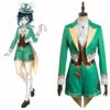 Femme Genshin Impact Venti X Alice In Wonderland Monsieur Lapin Design Original Cosplay Costume