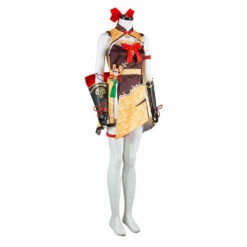 Genshin Impact Xiangling Cosplay Costume -Cosplay Éclat Soldes 11008573 4