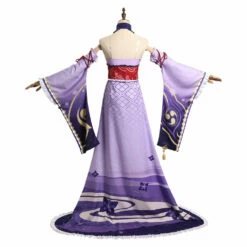 Genshin Impact Raiden Shogun Witch Robe Sorcière Design Original Cosplay Costume Halloween Carnival - Cossky -Cosplay Éclat Soldes 11008887 3