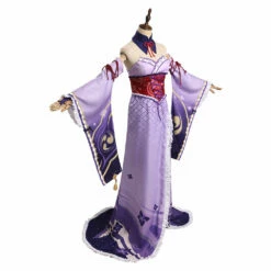 Genshin Impact Raiden Shogun Witch Robe Sorcière Design Original Cosplay Costume Halloween Carnival - Cossky -Cosplay Éclat Soldes 11008887 4