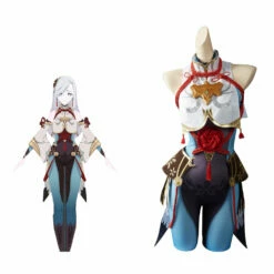 Genshin Impact Shenhe Cosplay Costume