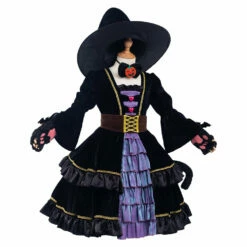 Sorcière Chat Enfant Cosplay Costume Halloween -Cosplay Éclat Soldes 12002772 4