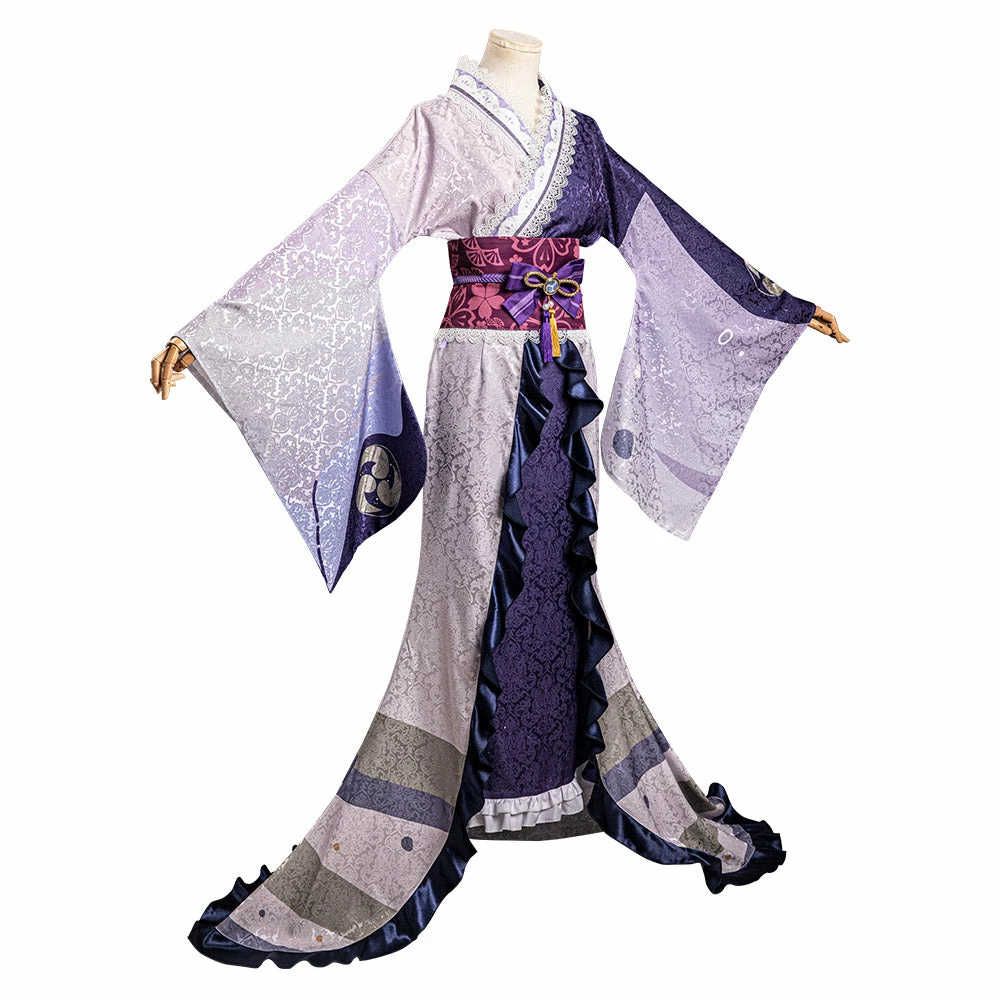Genshin Impact Raiden Shogun Kimono Cosplay Costume 6 Genshin Impact Raiden Shogun Kimono Cosplay Costume – Image 6