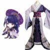 Genshin Impact Raiden Shogun Kimono Cosplay Costume