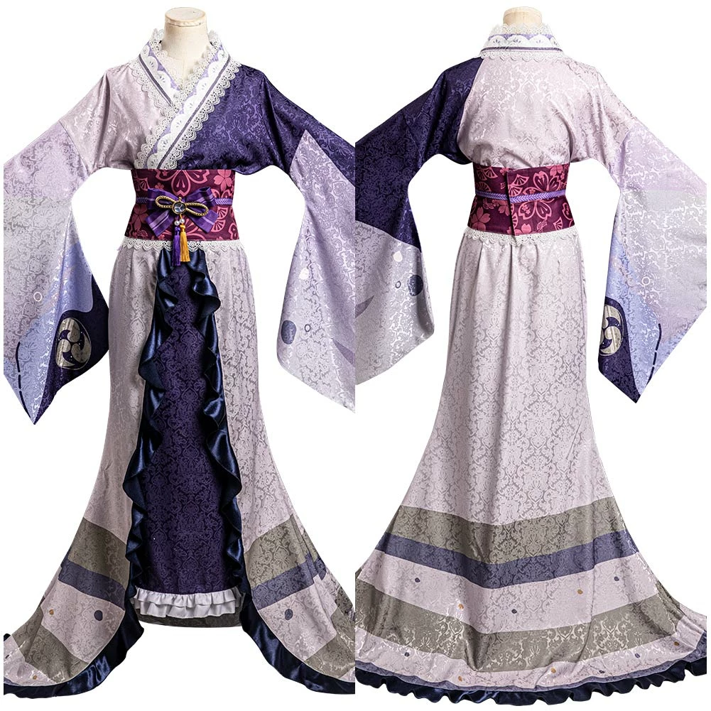 Genshin Impact Raiden Shogun Kimono Cosplay Costume 3 Genshin Impact Raiden Shogun Kimono Cosplay Costume – Image 3