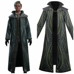 Adulte Hogwarts Legacy Slytherin Cape Jeu Cosplay Costume Carnaval