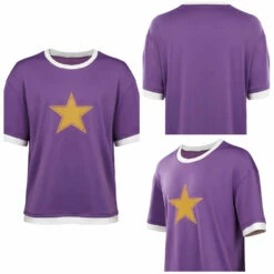 Film Black Adam Jalon Christian T-shirt Violet Cosplay Costume Carnaval -Cosplay Éclat Soldes 15001638 costumebuy2009