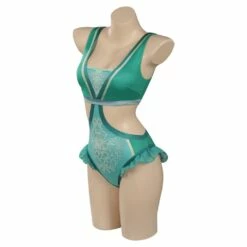 Adulte Shrek 2 Fiona Maillot De Bain Cosplay Costume Carnaval -Cosplay Éclat Soldes 15002152 2