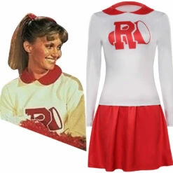 2023 TV Grease: Rydell High Grease Femme Cheerleaders Uniforme Cosplay Costume