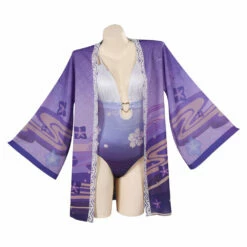 Genshin Impact Raiden Shogun Maillot De Bain Cosplay Costume Carnaval -Cosplay Éclat Soldes 15002600 1