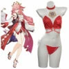 Adulte Genshin Impact Octuple Shenzi Split Maillot De Bain Cosplay Costume