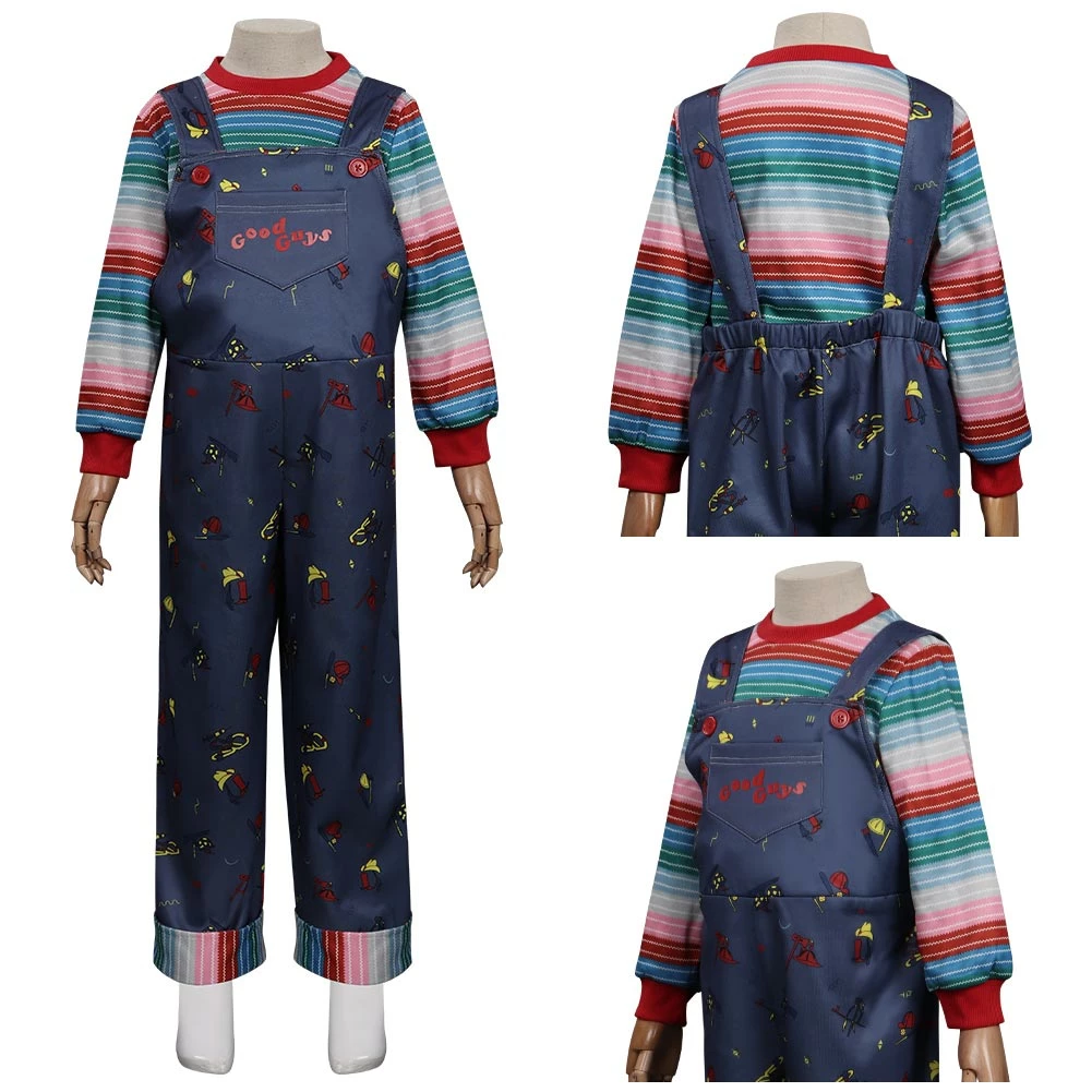2021 TV Chucky Enfant Uniform Cosplay Costume 2 2021 TV Chucky Enfant Uniform Cosplay Costume – Image 2