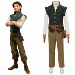 Film Raiponce Enfant Flynn Rider Uniforme Cosplay Costume