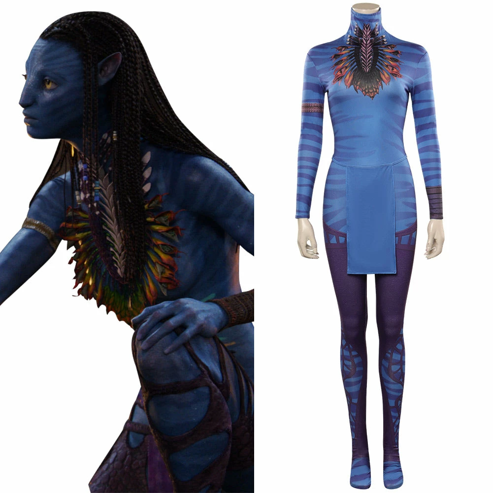 Enfant Avatar: The Way Of Water Neytiri Cosplay Costume 1 Enfant Avatar: The Way Of Water Neytiri Cosplay Costume