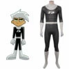 Danny Fantôme Danny Fenton Combinaison Cosplay Costume Carnaval