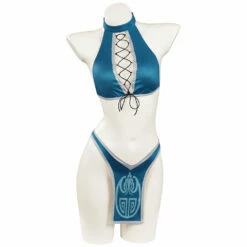 Mortel Kombat Kitana Maillot De Bain Cosplay Costume -Cosplay Éclat Soldes 15004015 1