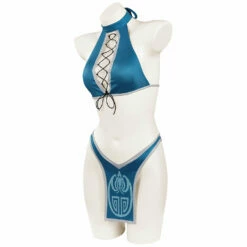 Mortel Kombat Kitana Maillot De Bain Cosplay Costume -Cosplay Éclat Soldes 15004015 2