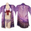 Genshin Impact Raiden Shogun Beelzebul Maillot De Bain Cosplay Costume