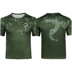 Batman Riddler T-shirt Design Original Cosplay Costume
