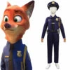 Enfant 2022 Film Zootopia 2 Nick Uniforme De Police Cosplay Costume Halloween Carnival