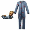 Enfant I Am Groot Groot Combinaison Cosplay Costume Carnival Halloween