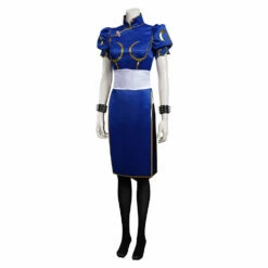 Street Fighter SF Chun-Li Cosplay Costume -Cosplay Éclat Soldes 15007747 2