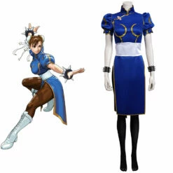 Street Fighter SF Chun-Li Cosplay Costume