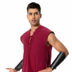 Adult Pirate Cosplay Costume Chemise Retro Halloween Carnival -Cosplay Éclat Soldes 15008618 2