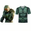 Halo Master Chief John Jeu T-shirt Cosplay Costume Design Original -Cossky