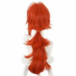 Genshin Impact Diluc Perruque Rouge Cosplay Perruque -Cosplay Éclat Soldes 20503H 3