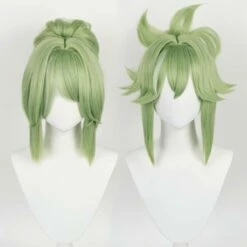 Genshin Impact Kuki Shinobu Cosplay Perruque -Cosplay Éclat Soldes 20S8459B 1