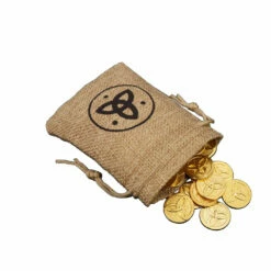 Genshin Impact Mora 20 Pièces De Jeu En Métal+Sac En Tissu