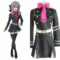 Seraph Of The End Hiiragi Shinoa Cosplay Costume