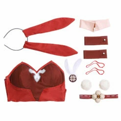 Genshin Impact Klee Bunny Girl Cosplay Costume -Cosplay Éclat Soldes 250281 4