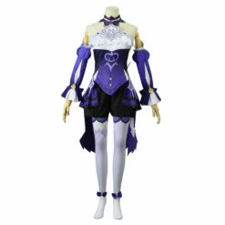Genshin Impact Fischl Von Luftschloss Narfidort Robe Cosplay Costume Carnival Halloween