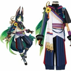 Genshin Impact Tighnari Uniform Cosplay Costume Carnival Halloween