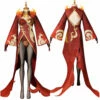Genshin Impact Indarias Femme Uniforme Cosplay Costume Carnival Halloween