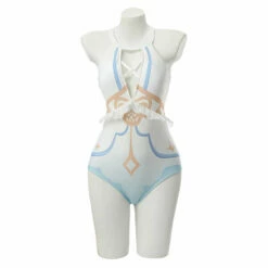 Genshin Impact Lumine Maillot De Bain Cosplay Costume -Cosplay Éclat Soldes 254069 1