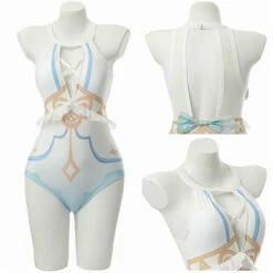 Genshin Impact Lumine Maillot De Bain Cosplay Costume -Cosplay Éclat Soldes 254069 costumebuy2009