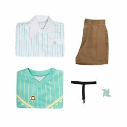 Genshin Impact Venti Cosplay Costume Ver.2 -Cosplay Éclat Soldes 254212 5