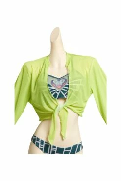 Jolyne Cujoh Stone Ocean JoJo's Bizarre Adventure Tops Et Shorts Design Original Maillot De Bain- Cossky -Cosplay Éclat Soldes 2555327 11