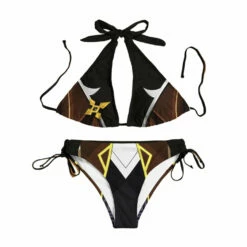 IGenshin Impact ZhongLi Maillot De Bain Cosplay Costume -Cosplay Éclat Soldes 256913 1