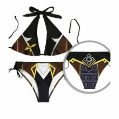IGenshin Impact ZhongLi Maillot De Bain Cosplay Costume -Cosplay Éclat Soldes 256913 2