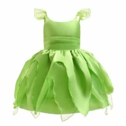Enfant Clochette Tinker Bell Robe Cosplay Costume
