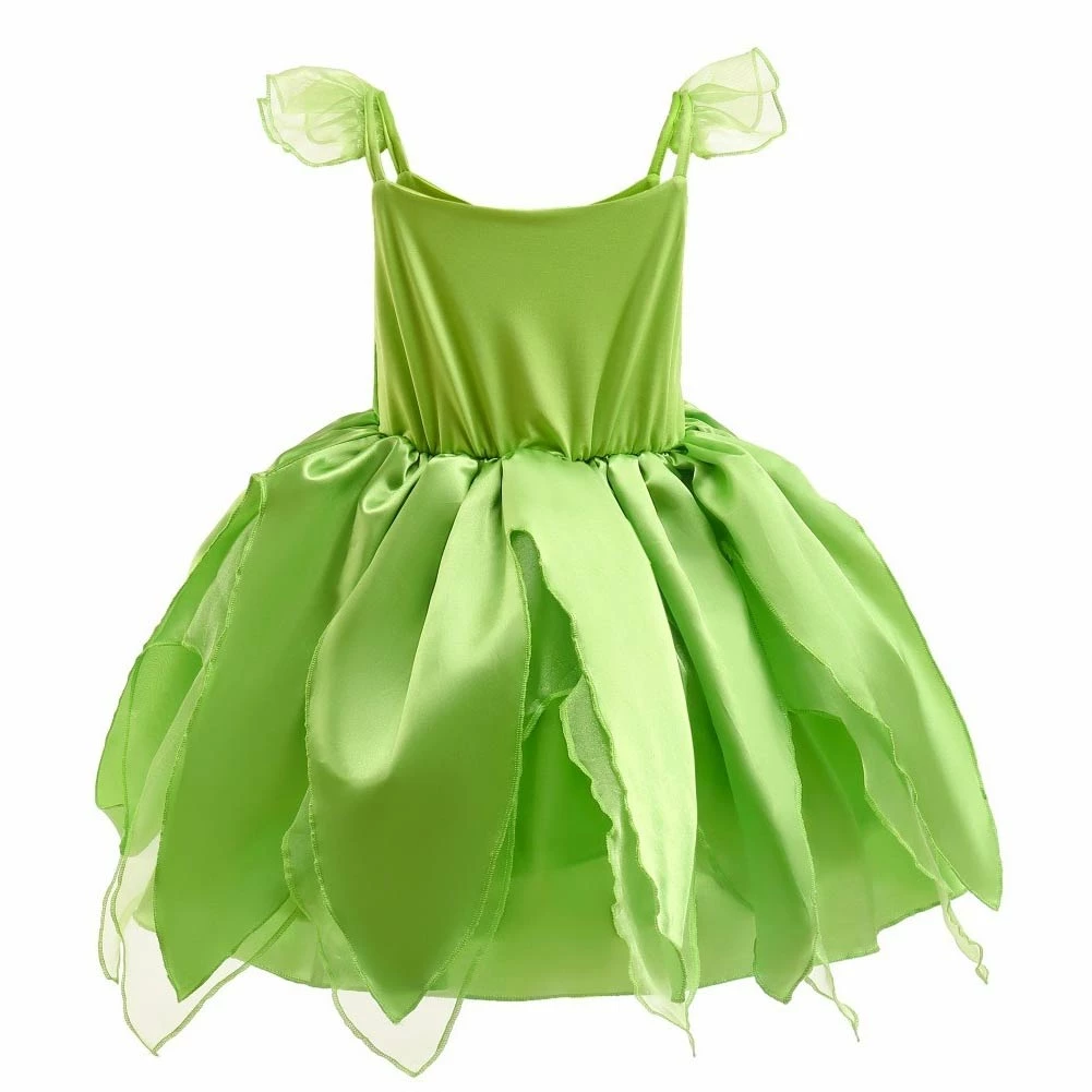 Enfant Clochette Tinker Bell Robe Cosplay Costume 2 Enfant Clochette Tinker Bell Robe Cosplay Costume – Image 2