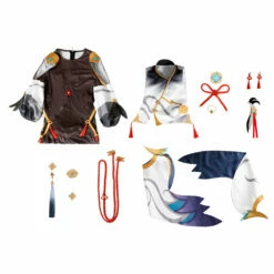 Genshin Impact Shen He Adulte Cosplay Costume -Cosplay Éclat Soldes 258149 8