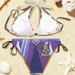 Genshin Impact Xiao Maillot De Bain Cosplay Costume-Cossky -Cosplay Éclat Soldes 259630 2